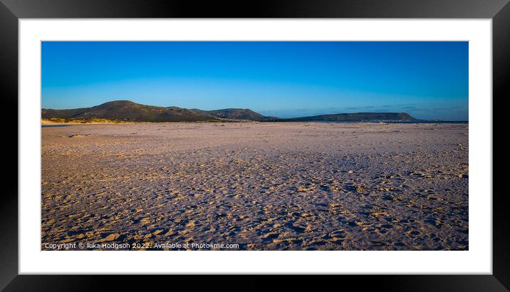 Noordhoek beach, Cape Town, South Africa  Framed Mounted Print by Rika Hodgson
