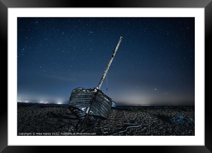 JeniRay moored at the Star Framed Mounted Print by Mike Hardy