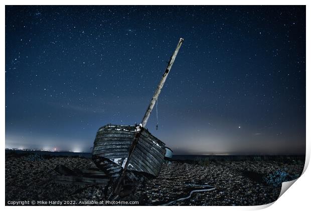 JeniRay moored at the Star Print by Mike Hardy