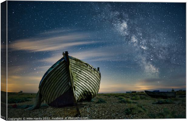 Awaiting the heavenly tide Canvas Print by Mike Hardy