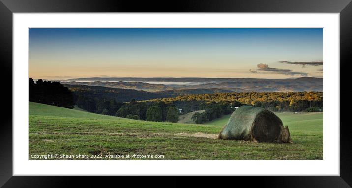 Sunset in the High Country Framed Mounted Print by Shaun Sharp