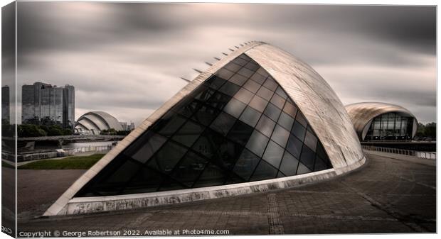 Glasgow Science Centre Canvas Print by George Robertson