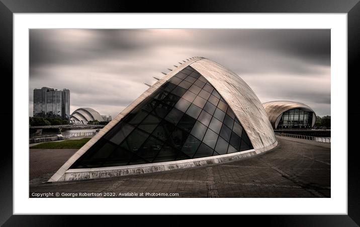 Glasgow Science Centre Framed Mounted Print by George Robertson