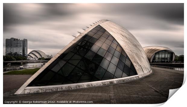 Glasgow Science Centre Print by George Robertson