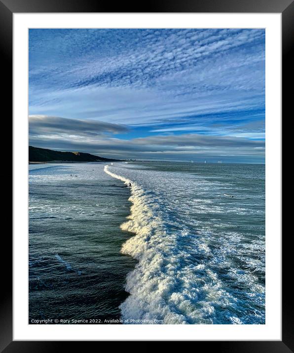 Blue beyond  Framed Mounted Print by Rory Spence