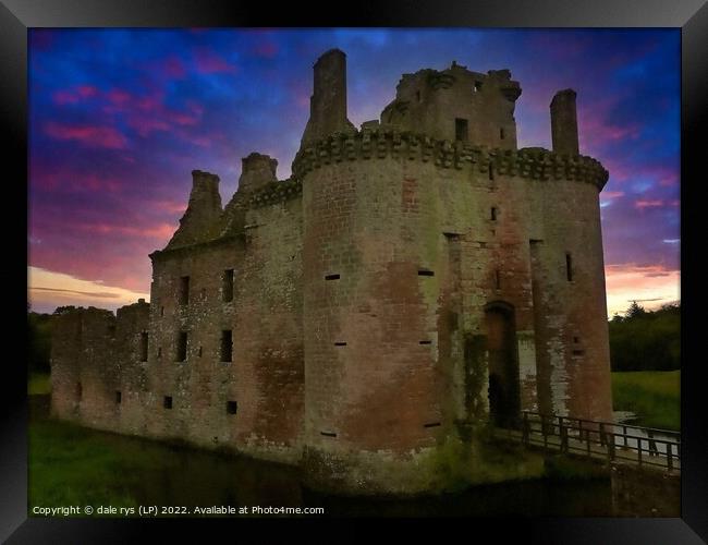 Caerlaverock Castle   Framed Print by dale rys (LP)