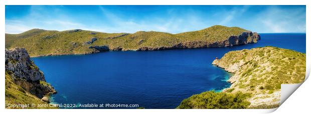 View of the Cabrera port entrance - CR2204-7328-OR Print by Jordi Carrio