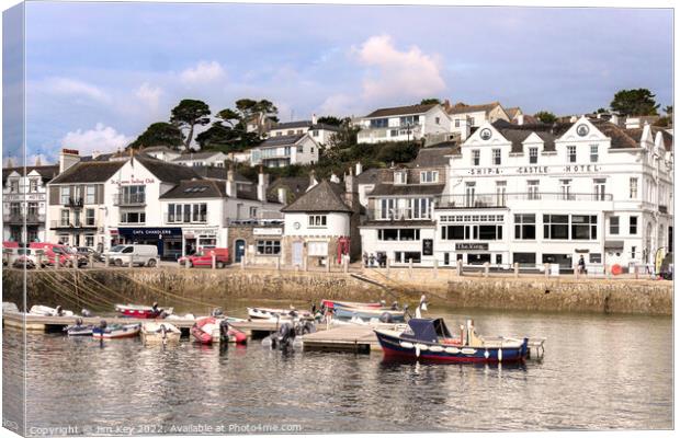 St Mawes Harbour Cornwall  Canvas Print by Jim Key