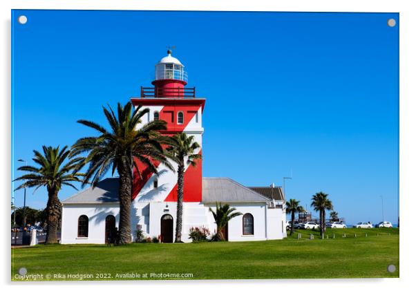 Green Point Lighthouse, Cape Town, South Africa Acrylic by Rika Hodgson