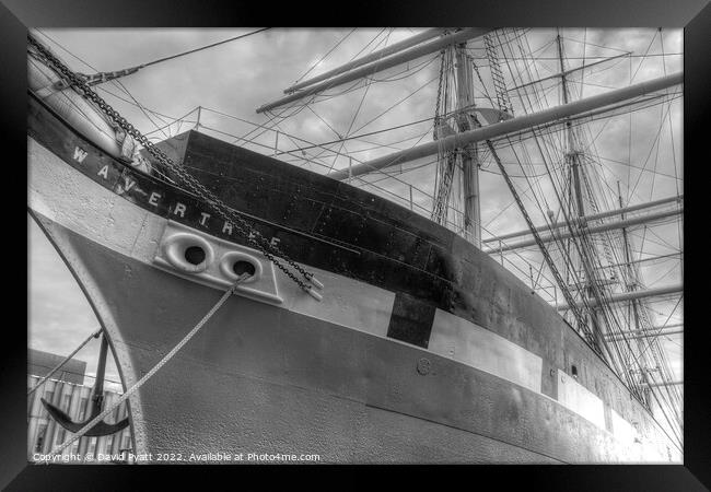 Wavertree Sailing Ship Framed Print by David Pyatt