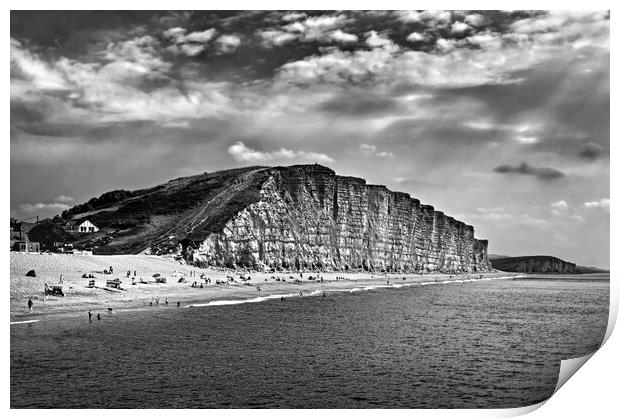 Sunny Day at West Bay  Print by Darren Galpin
