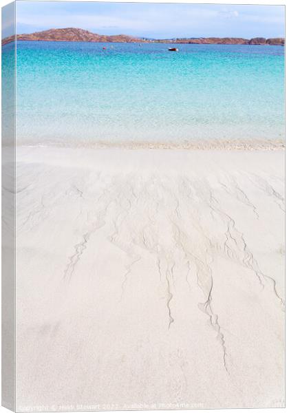 Iona Beach, Scotland Canvas Print by Heidi Stewart