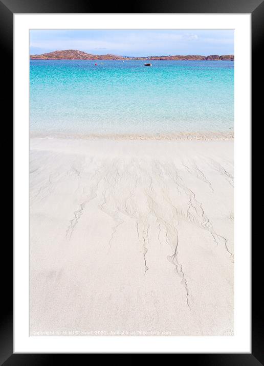 Iona Beach, Scotland Framed Mounted Print by Heidi Stewart