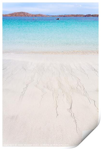 Iona Beach, Scotland Print by Heidi Stewart
