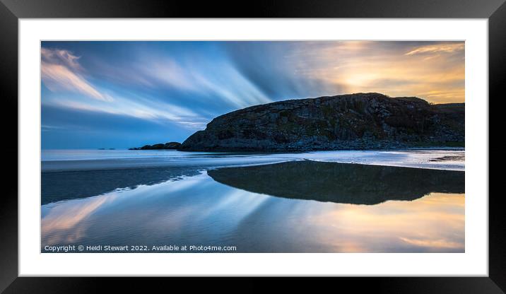 Kilvickeon Beach, Isle of Mull Framed Mounted Print by Heidi Stewart