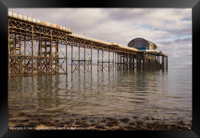Mumbles Pier and Lifeboat Station Framed Print by Dan Santillo