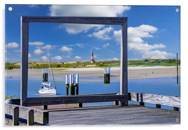 Nieuwpoort Harbour Acrylic by Arterra 
