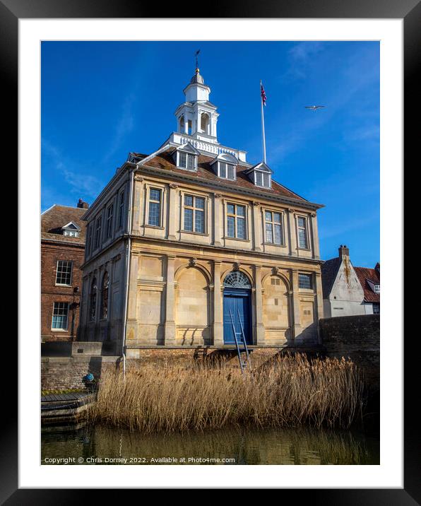 Customs House in Kings Lynn, Norfolk, UK Framed Mounted Print by Chris Dorney