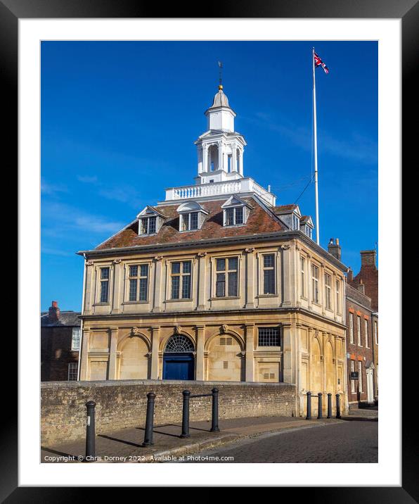 Customs House in Kings Lynn, Norfolk, UK Framed Mounted Print by Chris Dorney