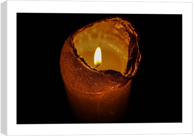 Candle Lit  Canvas Print by Constandinos Yannakis