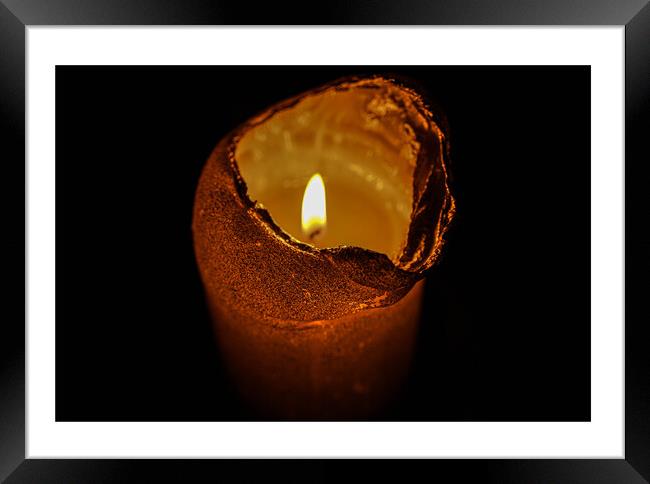 Candle Lit  Framed Print by Constandinos Yannakis