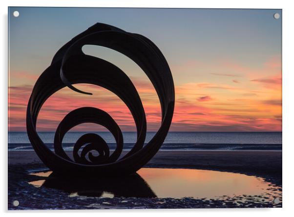 Sunset at Mary’s Shell Acrylic by Gary Kenyon