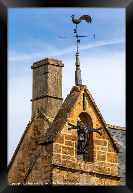 The Curfew Tower in Moreton-in-Marsh, the Cotswolds, UK Framed Print by Chris Dorney