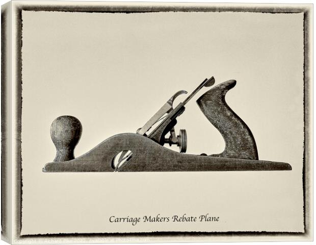 Carriage Makers Rebate Plane Canvas Print by Richard Pike