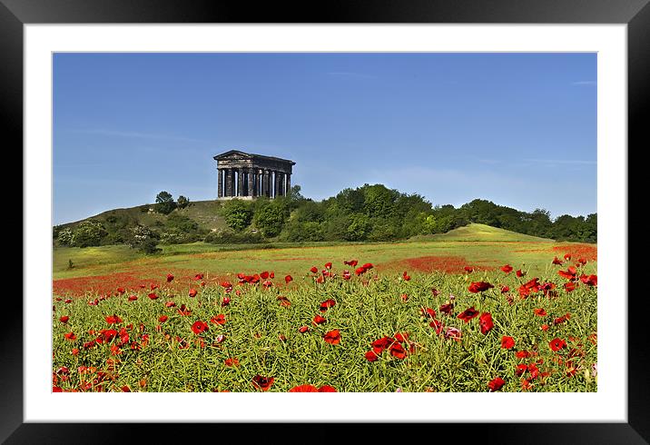 Penshaw Monument Framed Mounted Print by Kevin Tate