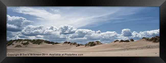 Sand Dunes Framed Print by Dave Wilkinson North Devon Ph