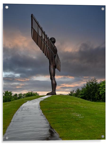 Angel of the North Acrylic by Stuart Jack