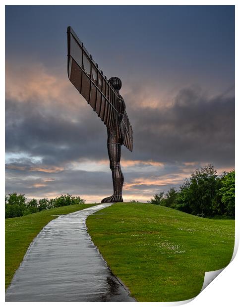 Angel of the North Print by Stuart Jack