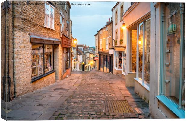 Frome in Somerset Canvas Print by Helen Hotson