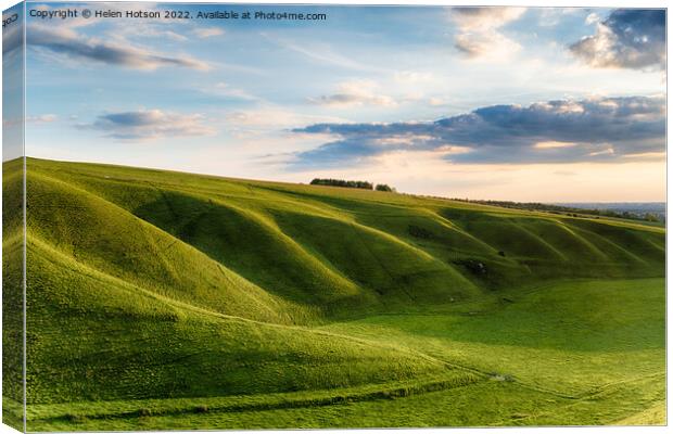 The Manger at Uffington in Oxforshire Canvas Print by Helen Hotson
