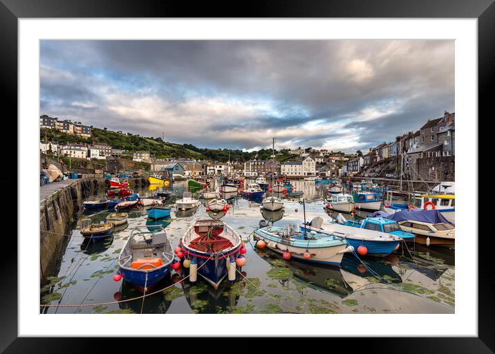 Mevagsissey in Cornwall Framed Mounted Print by Helen Hotson