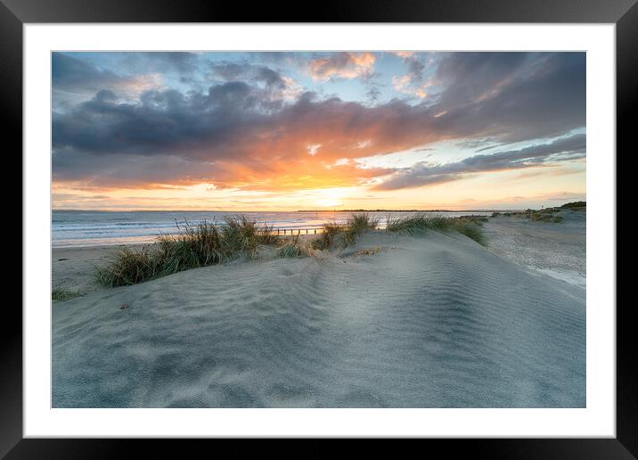 Sand Dunes at West Wittering Framed Mounted Print by Helen Hotson