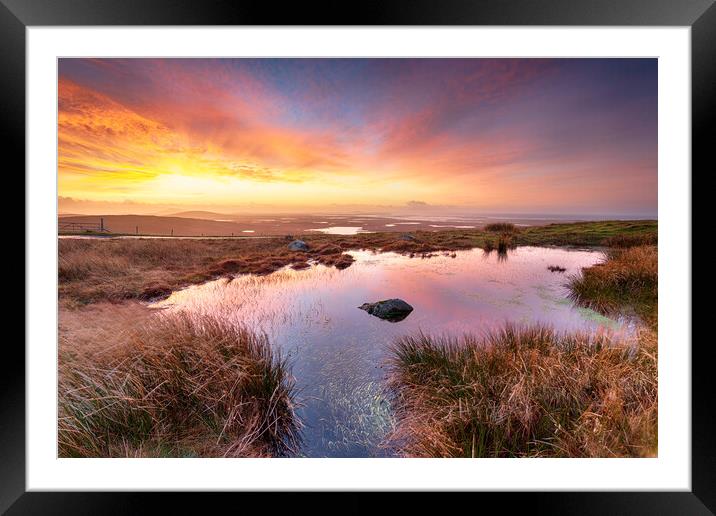 Cleitreabhal a'Deas in the Western Isles of Scotland Framed Mounted Print by Helen Hotson