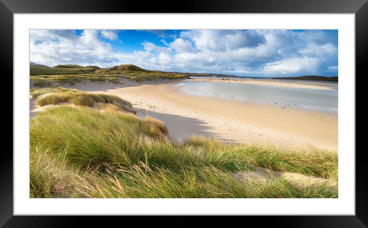 Uig Sands in Scotland Framed Mounted Print by Helen Hotson