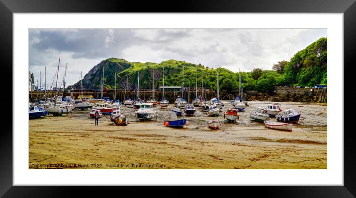Ilfracombe Harbour From The Beach Framed Mounted Print by Peter F Hunt