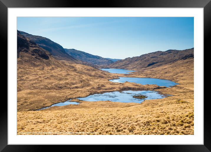 Three Lochs Viewpoint Framed Mounted Print by Heidi Stewart
