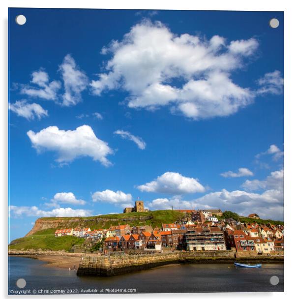 Whitby in North Yorkshire, UK Acrylic by Chris Dorney