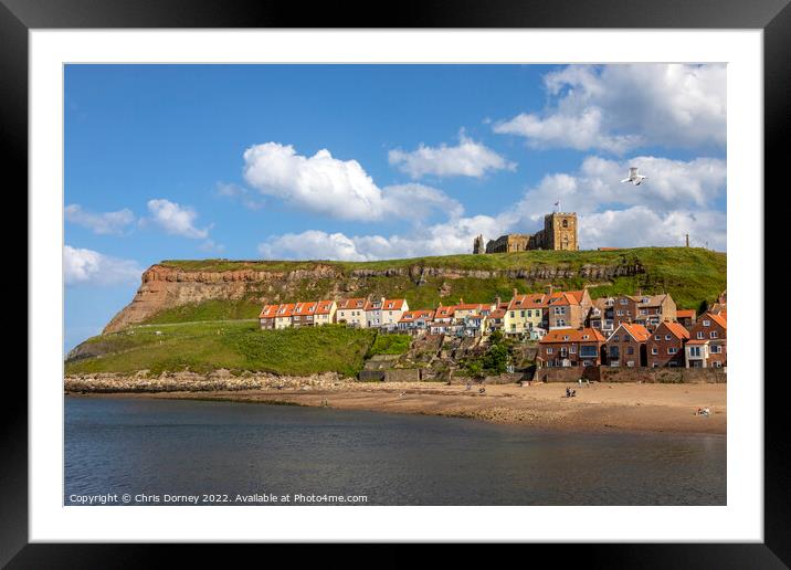 Whitby in North Yorkshire, UK Framed Mounted Print by Chris Dorney