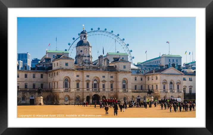 Horse Guards Framed Mounted Print by Margaret Ryan