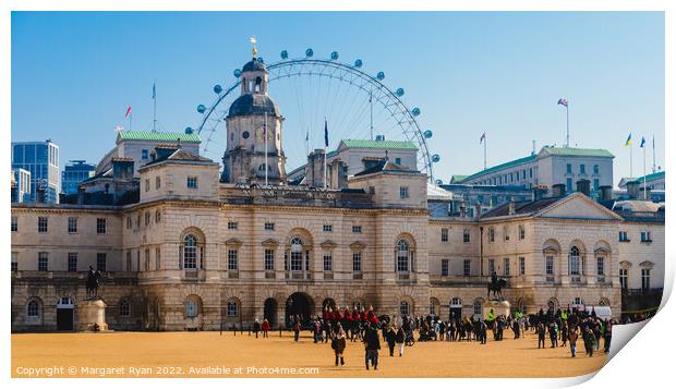 Horse Guards Print by Margaret Ryan