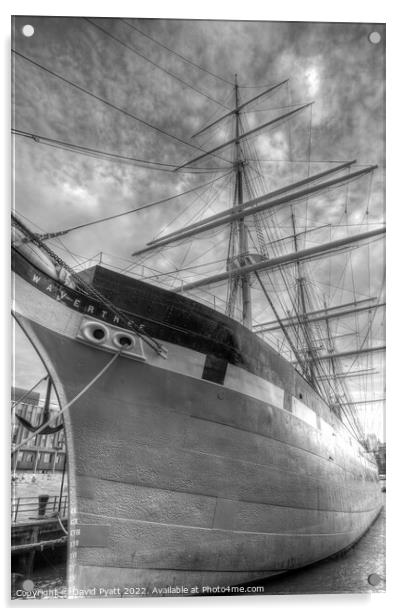 Wavertree Ship New York Acrylic by David Pyatt