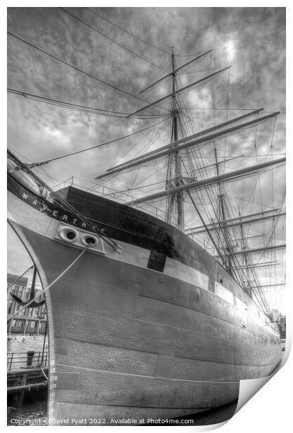 Wavertree Ship New York Print by David Pyatt