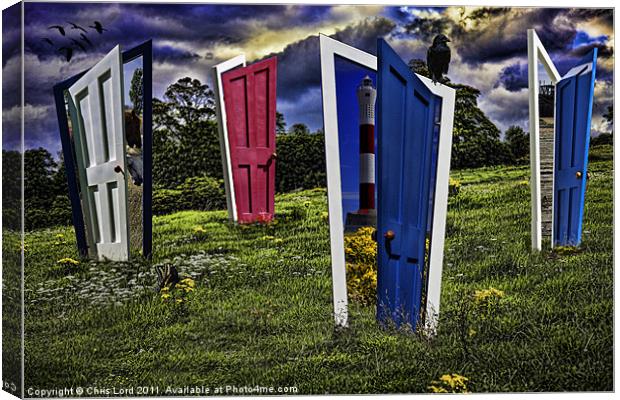 The Doors of Perception Canvas Print by Chris Lord