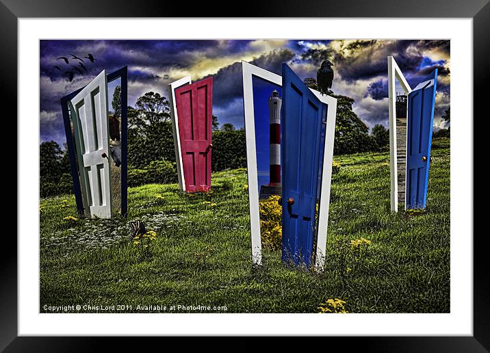 The Doors of Perception Framed Mounted Print by Chris Lord