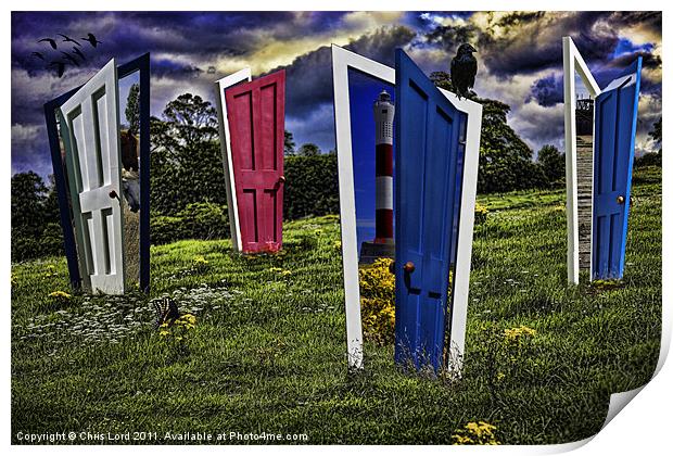 The Doors of Perception Print by Chris Lord