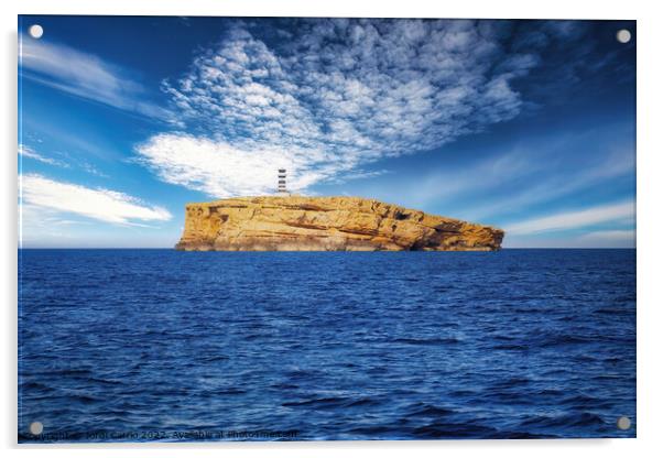 Majestic Islet of Cabrera - CR2204-7401-ORT Acrylic by Jordi Carrio